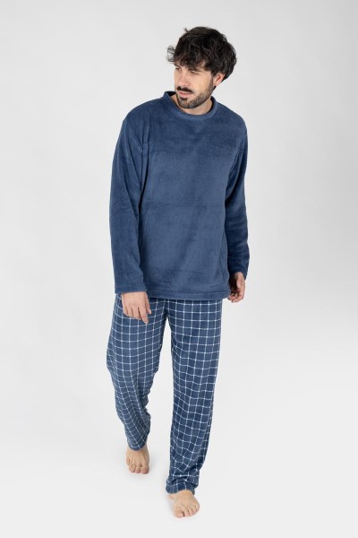 M26111 PIJAMA HOMBRE MUNFLÓN 1ST CUADROS