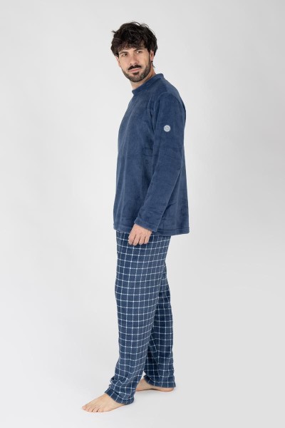 M26111 PIJAMA HOMBRE MUNFLÓN 1ST CUADROS