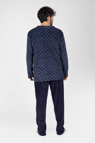 M26112 PIJAMA HOMBRE MUNFLÓN 1ST GEOMÉTRICO