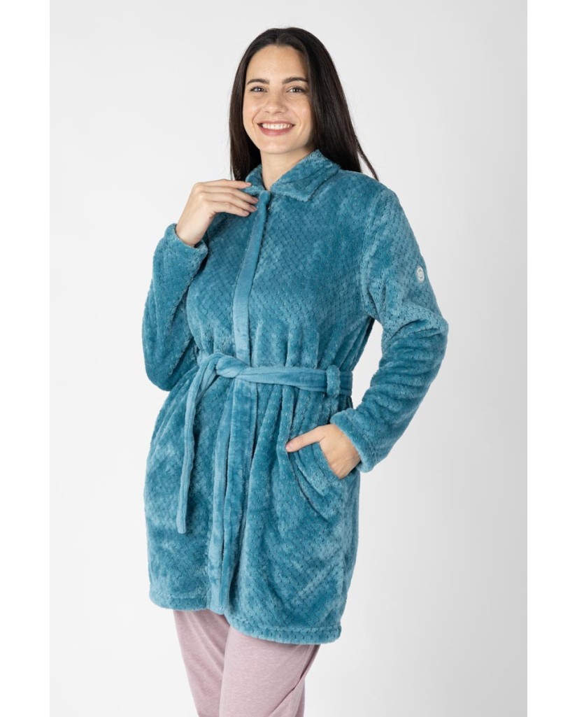 M26239 BATA MUJER CORALINA CORTA CREMALLERA LISA TEXTURA