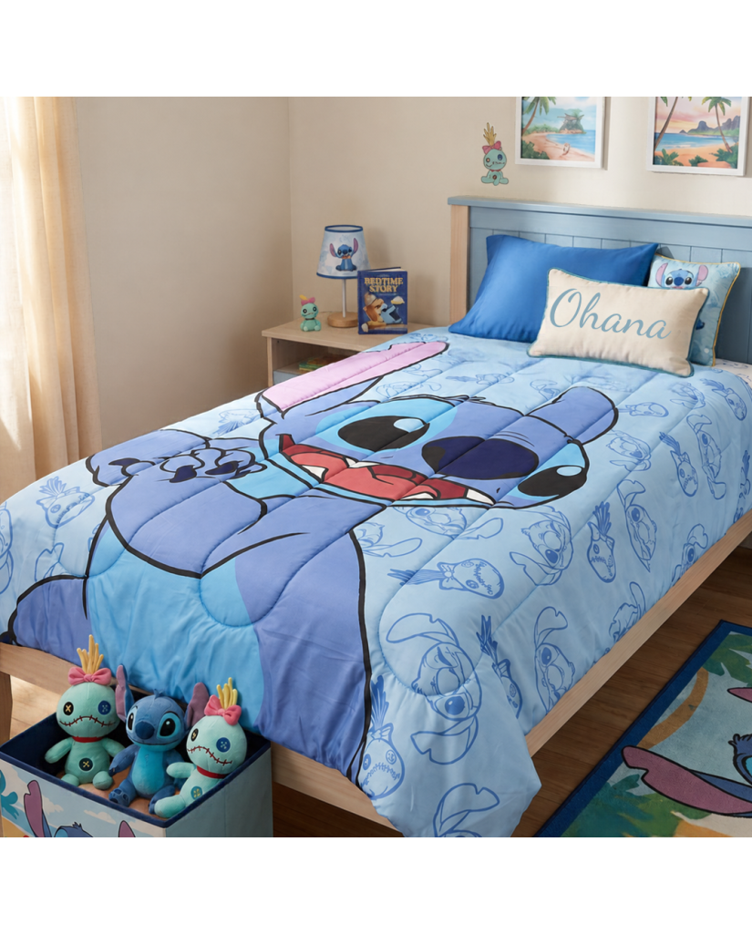 2721 Edredon nordico Stitch azul