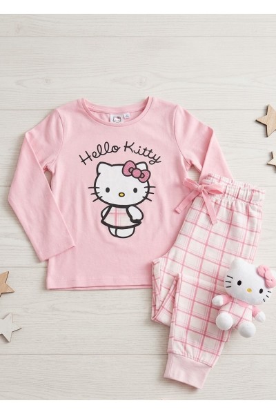 ZH20230 PIJAMA LARGO ALGODÓN HELLO KITTY
