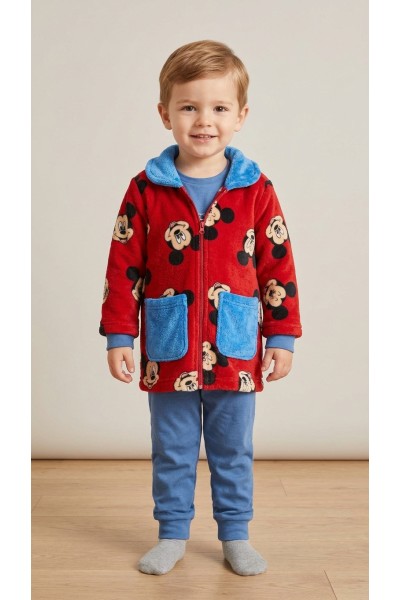 ZH55704 Bata niño coralina Mickey Mouse