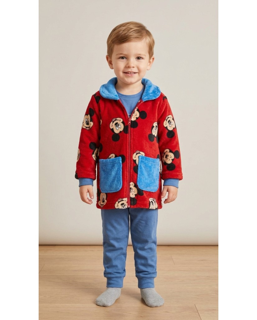 ZH55704 Bata niño coralina Mickey Mouse