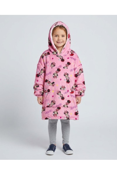410-2024 Bata manta infantil coralina Minnie Mouse-New Import