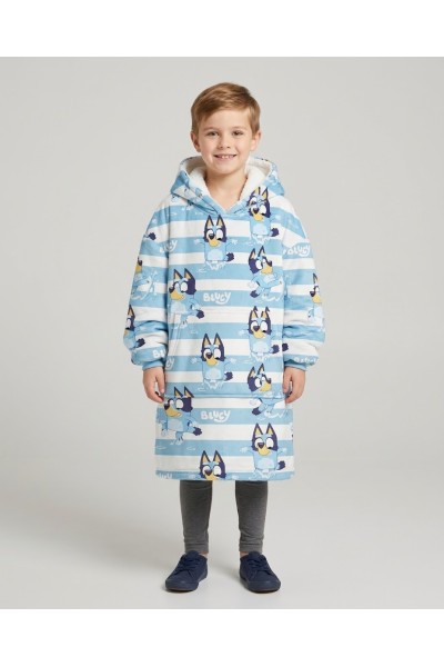 047BLU-INFANTIL BATA MANTA OVERSIZE CORALINA BLUEY